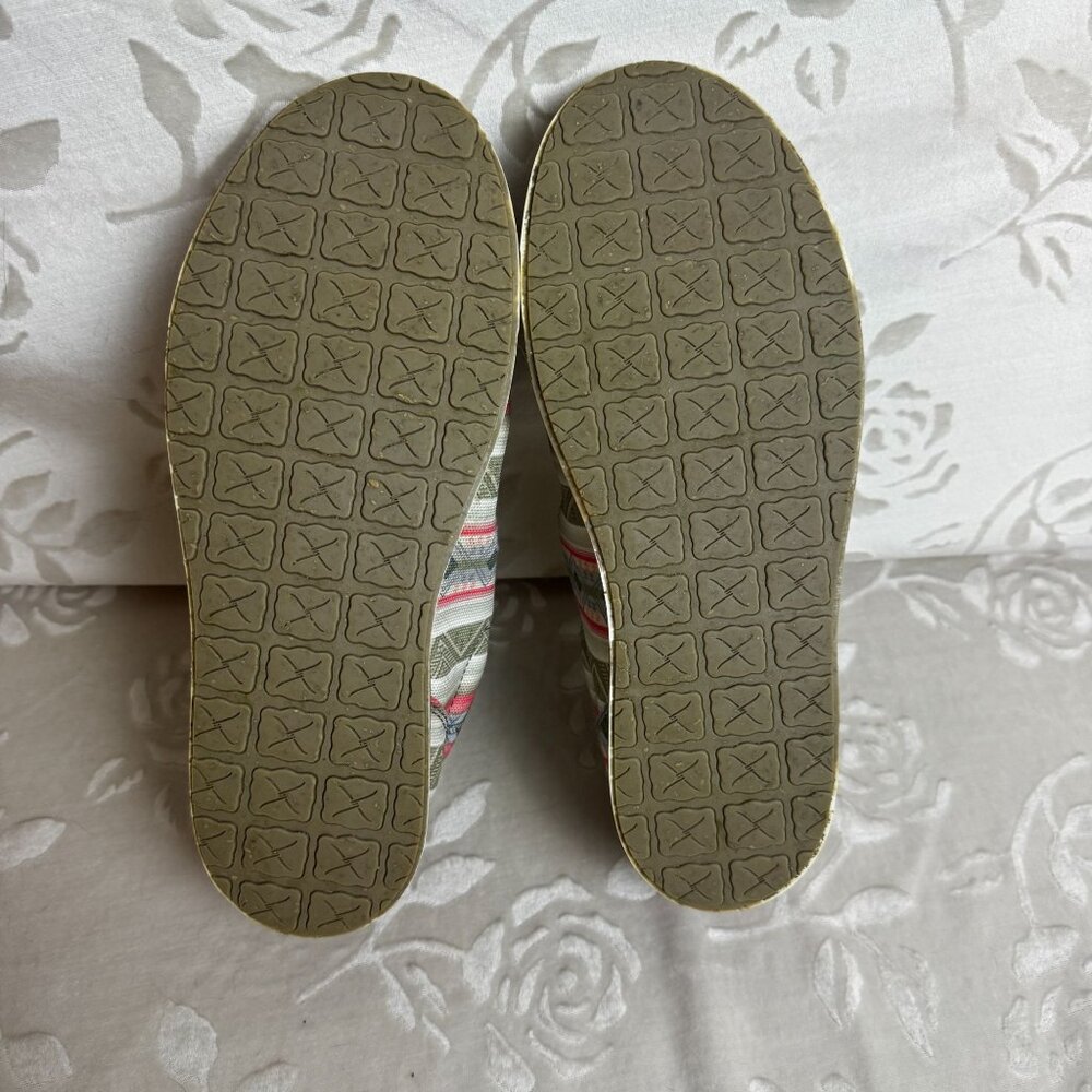 Twisted X Women's Cream Sage Coral Slip-On Hooey Loper with ecoTweed Lining 7M - Picture 7 of 7